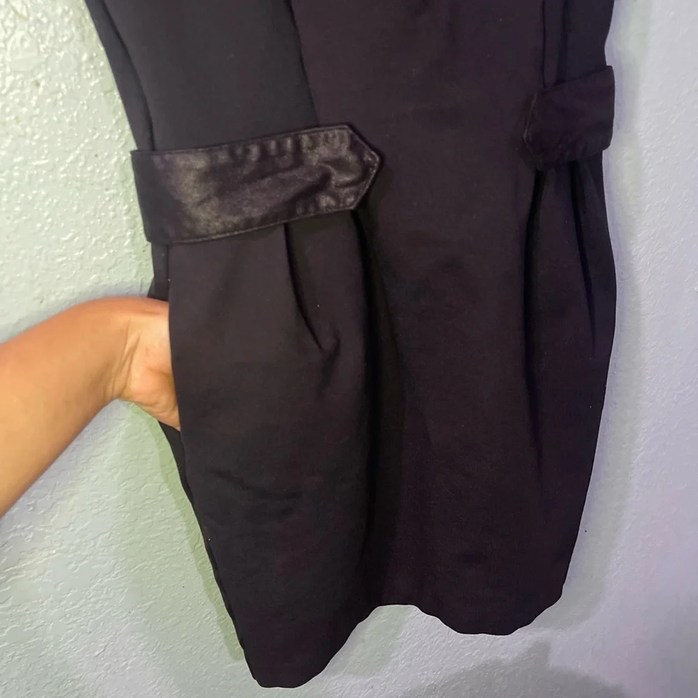 Armani Exchange Black Mini Dress